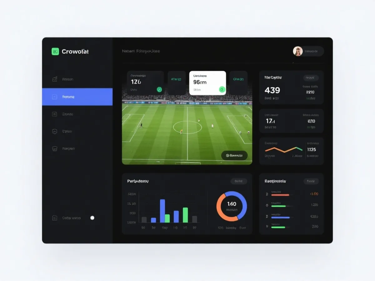 赛事数据与看板示意